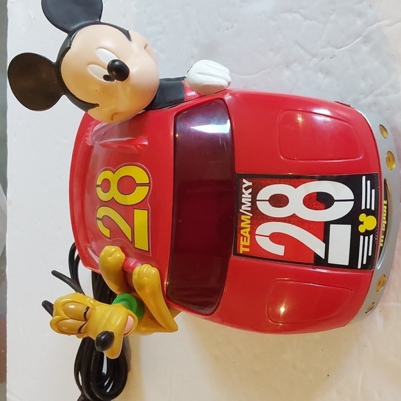 Vintage  Mickey Mouse & Pluto Digital Alarm Clock Excellent Condition - Picture 6 of 9